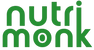 The green 'nutri monk' logo centered on a plain white background.